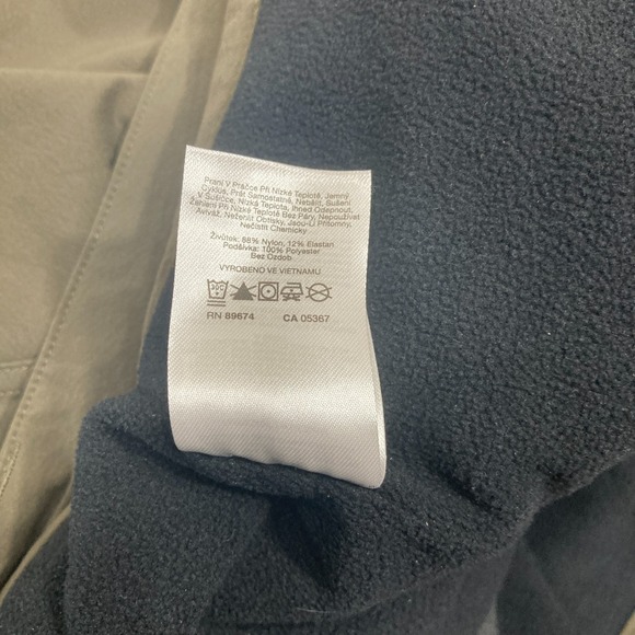 Mountain Hardwear Pants Mens 31x30 Olive Fleece Lined Softshell Hiking Outdoor - Picture 8 of 11